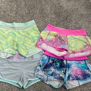 4 pairs of Ivivva shorts, size 12/14